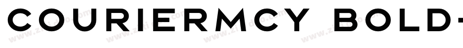 CourierMCY Bold字体转换